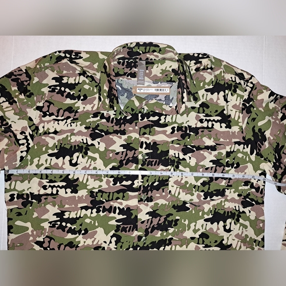 ⛱️NWT SKIMS Long Sleeve Button Up Swim Coverup Shirt Logo Camo XS M L - Picture 8 of 15